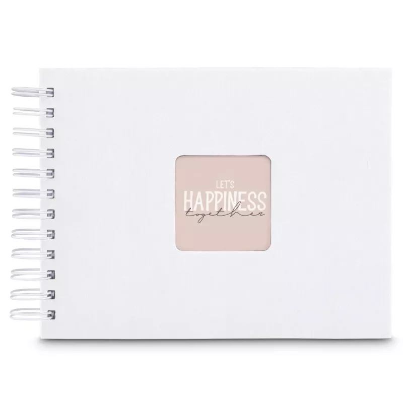 Hama 00009842 fotoalbumas baltas 50 lapų 10x15 spiralinis įrišimas