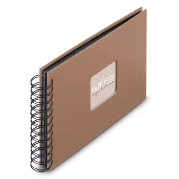 Hama 00009851 fotoalbumas rudas 50 lapų 10x15 spiralinis įrišimas