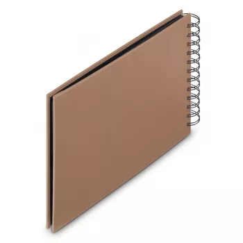 Hama 00009851 fotoalbumas rudas 50 lapų 10x15 spiralinis įrišimas