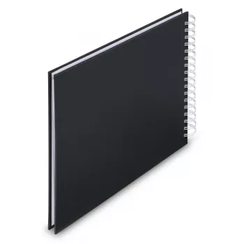Hama 00009831 nuotraukų albumas juodas 50 lapų 10x15 spiralinis įrišimas