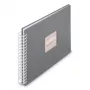 Hama 00009837 nuotraukų albumas pilkas 50 lapų 10x15 spiralinis įrišimas
