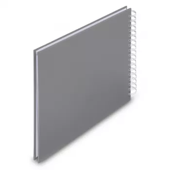Hama 00009837 nuotraukų albumas pilkas 50 lapų 10x15 spiralinis įrišimas