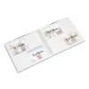 Hama 00009837 nuotraukų albumas pilkas 50 lapų 10x15 spiralinis įrišimas