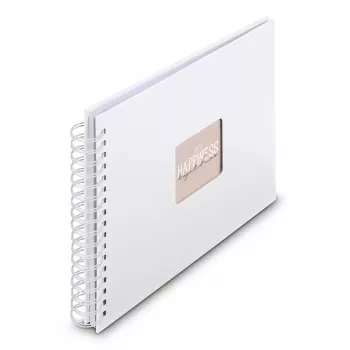 Hama 00009843 nuotraukų albumas Baltas 50 lapų 10x15 Spiralinis įrišimas