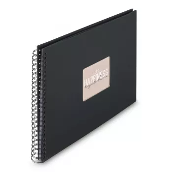 Hama 00009835 nuotraukų albumas juodas 300 lapų 10x15 spiralinis įrišimas