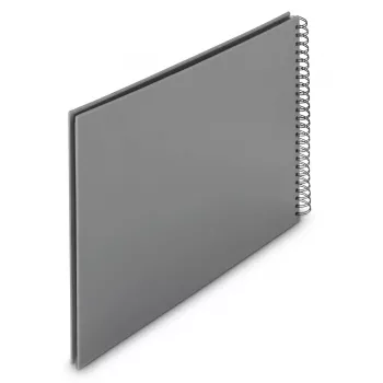 Hama 00009841 fotoalbumas pilkas 50 lapų spiralinis įrišimas