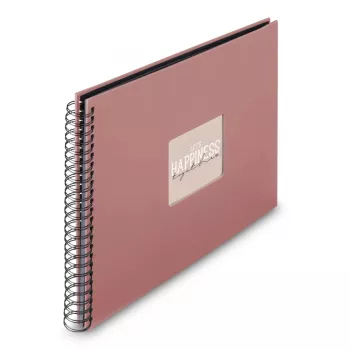 Hama 00009859 nuotraukų albumas raudonas 300 lapų spiralinis įrišimas