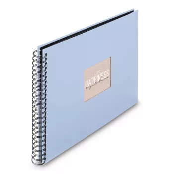 Hama 00009865 nuotraukų albumas mėlynas 300 lapų spiralinis įrišimas