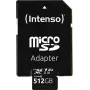 Intenso MicroSDXC 512GB UHS-I Class 10 atminties kortelė 3433493