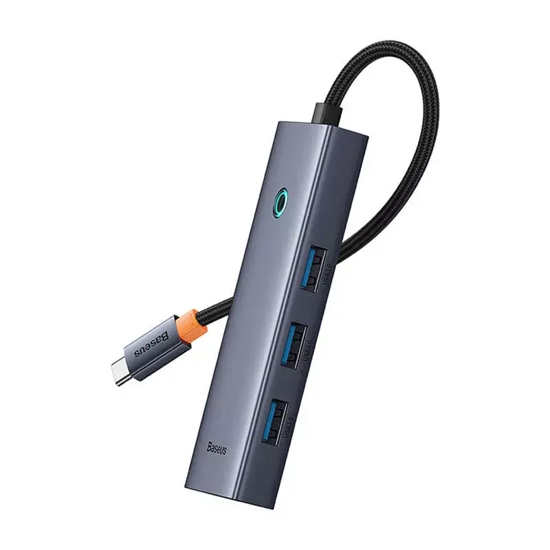 Baseus 4in1 UltraJoy USB-C į USB 3.0 pilkas kabelis