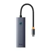 Baseus 4in1 UltraJoy USB-C į USB 3.0 pilkas kabelis