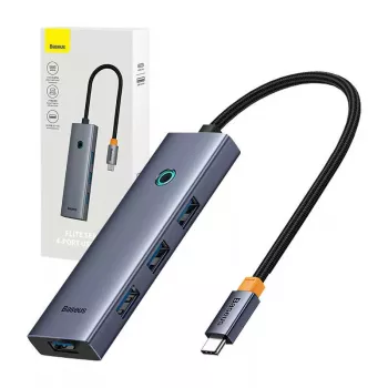 Baseus 4in1 UltraJoy USB-C į USB 3.0 pilkas kabelis