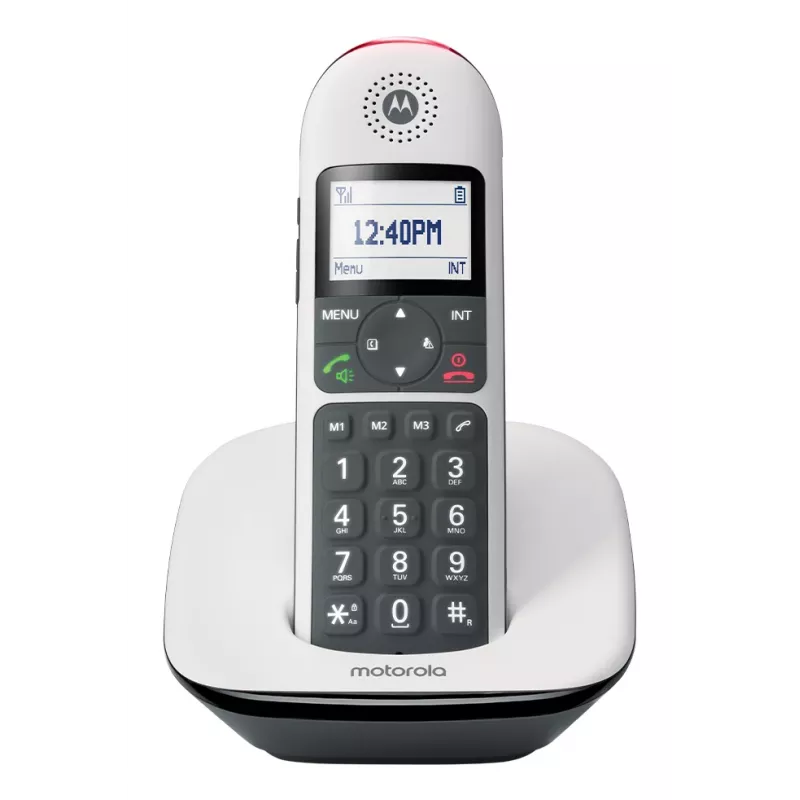 Belaidis telefonas MOTOROLA CD5001 Baltas DECT 1,8 GHz, vienas ragelis