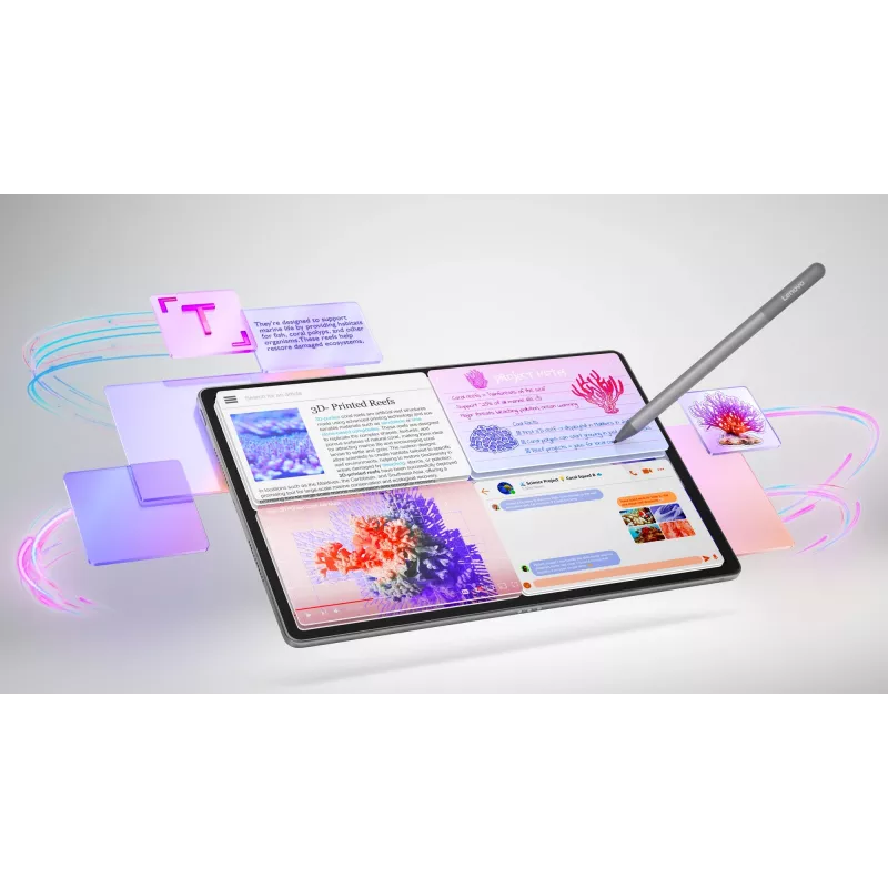 Lenovo Idea Tab Plus planšetė, 12.1 colio, 256 GB, 8 GB RAM, Android 15, Pilka