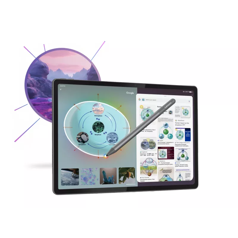 Lenovo Idea Tab Plus planšetė, 12.1 colio, 256 GB, 8 GB RAM, Android 15, Pilka