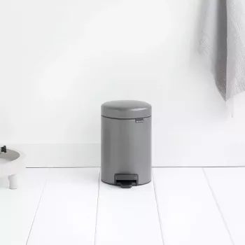 Šiukšliadėžė Brabantia 113246 3 L apvali platina