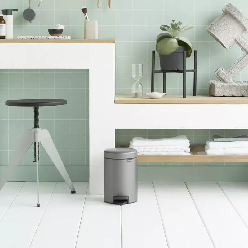 Šiukšliadėžė Brabantia 113246 3 L apvali platina