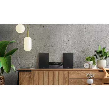Philips TAM4505M2/12 namų garso sistema Mikro sistema 80 W Juoda, tamsiai pilka