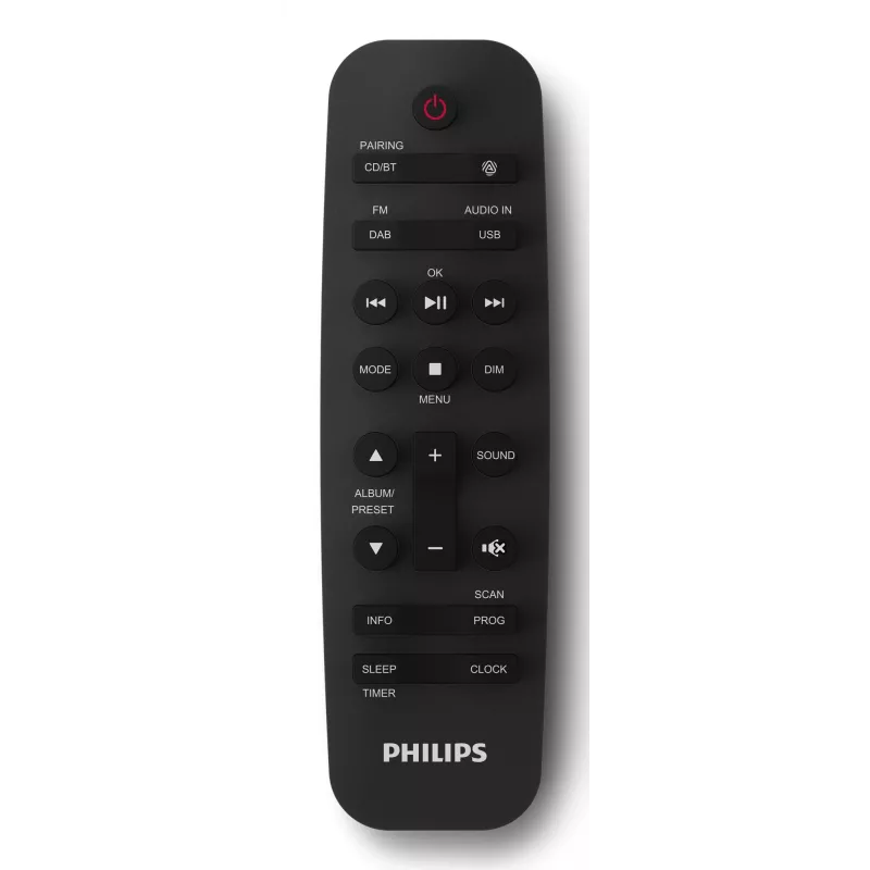 Philips TAM4505M2/12 namų garso sistema Mikro sistema 80 W Juoda, tamsiai pilka