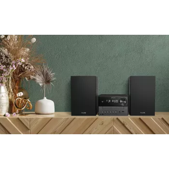 Philips 3000 serijos TAM3505M2/12 namų garso mikro sistema, 20 W, juoda