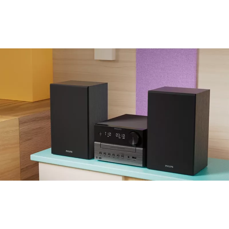 Philips 3000 serijos TAM3505M2/12 namų garso mikro sistema, 20 W, juoda