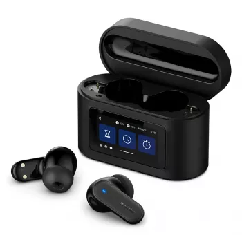 Ausinės Philips TAT6000BK/00 Tikras belaidis stereo (TWS) Bluetooth Į ausį, 20–20000 Hz, 10 m, Juodos