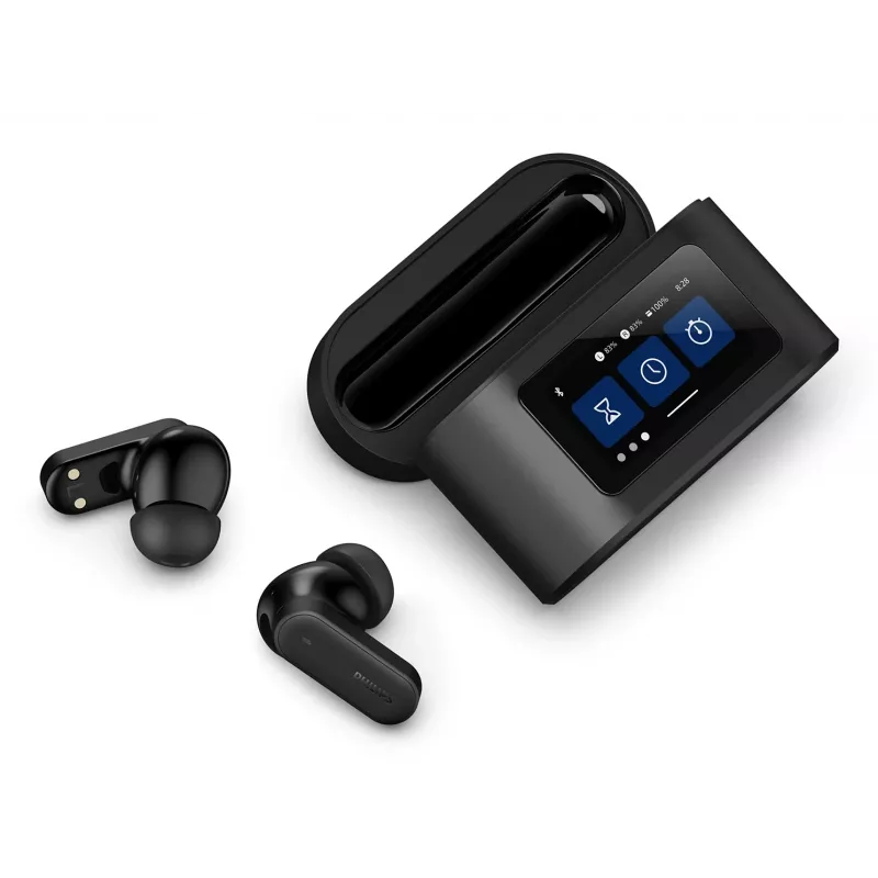 Ausinės Philips TAT6000BK/00 Tikras belaidis stereo (TWS) Bluetooth Į ausį, 20–20000 Hz, 10 m, Juodos