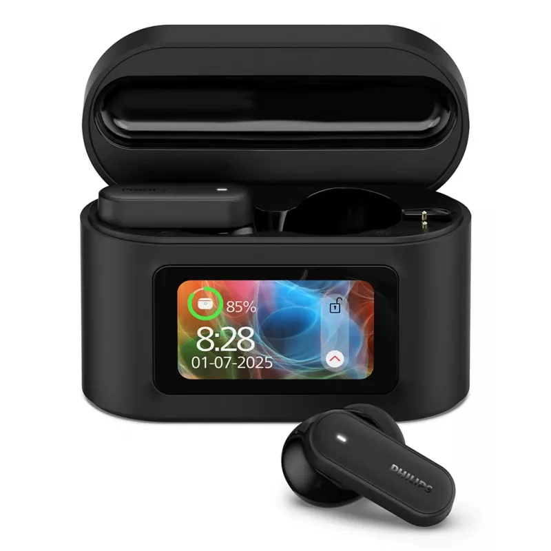 Ausinės Philips TAT6000BK/00 Tikras belaidis stereo (TWS) Bluetooth Į ausį, 20–20000 Hz, 10 m, Juodos