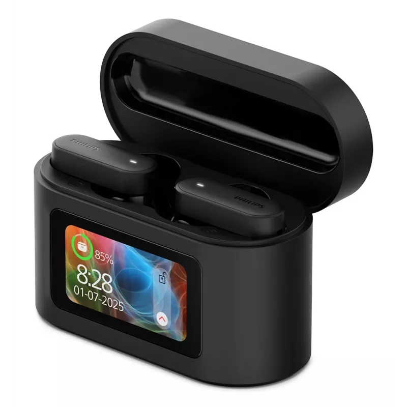 Ausinės Philips TAT6000BK/00 Tikras belaidis stereo (TWS) Bluetooth Į ausį, 20–20000 Hz, 10 m, Juodos