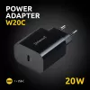Intenso W20C 20 W USB-C maitinimo adapteris juodas