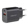 Intenso W30AC 30W USB-A USB-C maitinimo adapteris juodas
