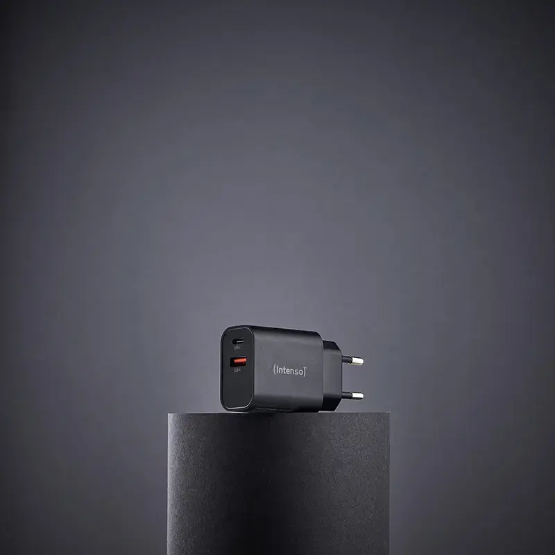 Intenso W30AC 30W USB-A USB-C maitinimo adapteris juodas