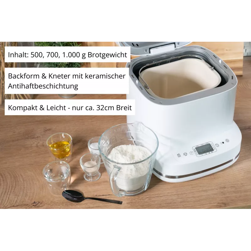 Duonkepė Unold Esge Backmeister Bernd 68120 – 550 W, 1 kg, balta