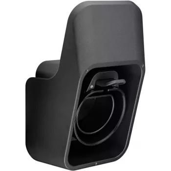 Laikiklis EV 2 tipo įkrovimo laidui GOOBAY RB61143 ant sienos – juodas, lauko sąlygoms, 107×84×171 mm