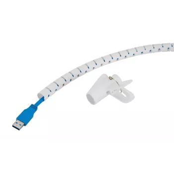 Kabelių gaubtas Neomonts ADS06-140WH baltas Ø15 mm keliems kabeliams