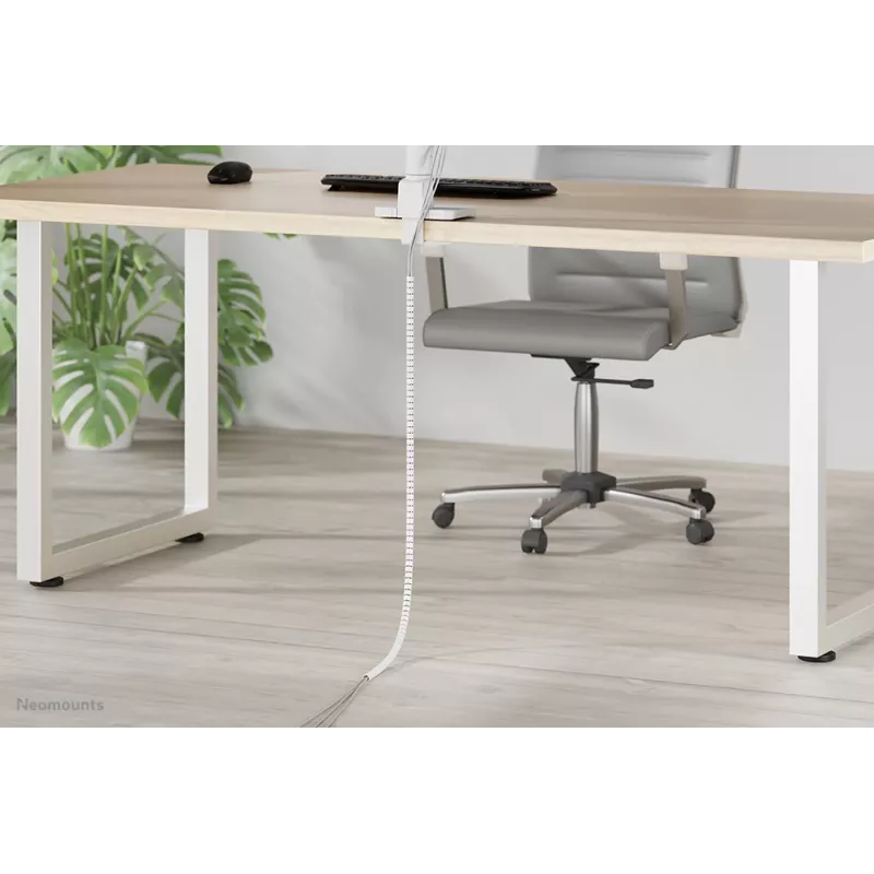 Kabelių gaubtas Neomonts ADS06-140WH baltas Ø15 mm keliems kabeliams