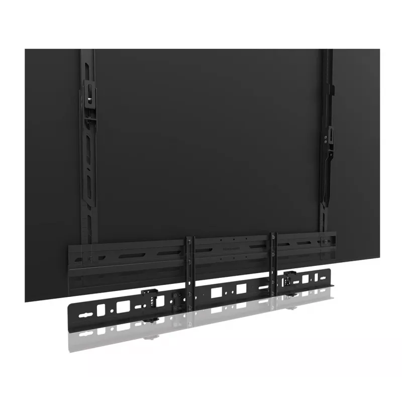 Neomounts AV30-500BL laikiklis videobarui 43–110 colių ekranams — VESA iki 600×400, max 10 kg, plotis 900 mm