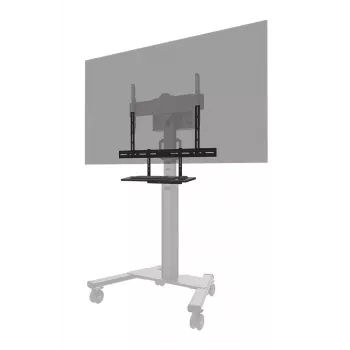 Lentynos komplektas klaviatūrai Neomounts AV40-500BL, skirta 43–110 colių ekranams, VESA iki 600x400, maks. apkrova 2,5 kg, 900×279×640 mm