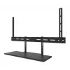 Lentynos komplektas klaviatūrai Neomounts AV40-500BL, skirta 43–110 colių ekranams, VESA iki 600x400, maks. apkrova 2,5 kg, 900×279×640 mm