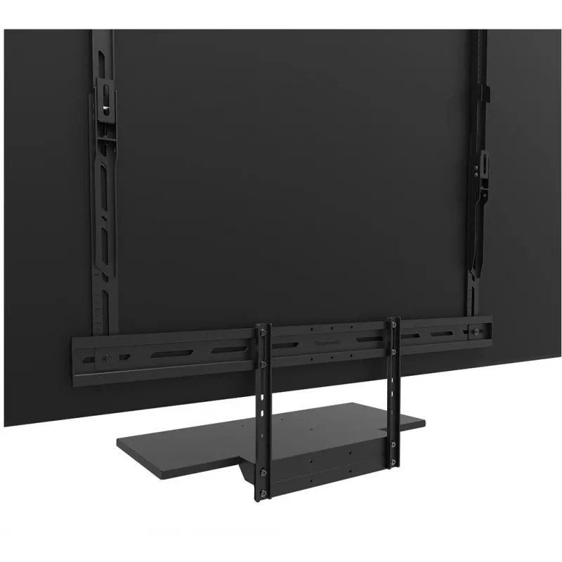 Lentynos komplektas klaviatūrai Neomounts AV40-500BL, skirta 43–110 colių ekranams, VESA iki 600x400, maks. apkrova 2,5 kg, 900×279×640 mm