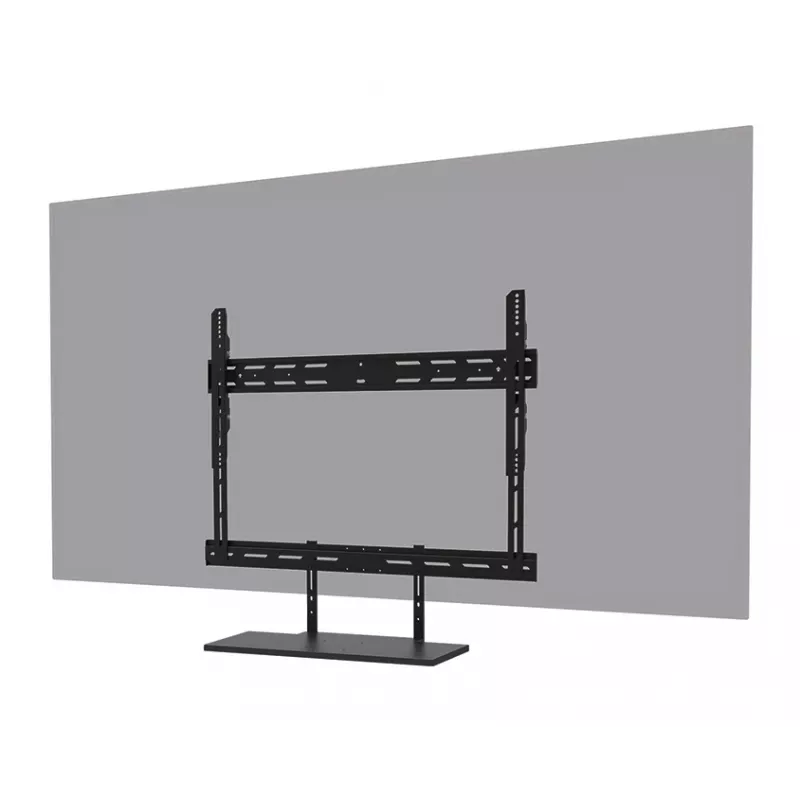 Lentynos komplektas klaviatūrai Neomounts AV40-500BL, skirta 43–110 colių ekranams, VESA iki 600x400, maks. apkrova 2,5 kg, 900×279×640 mm
