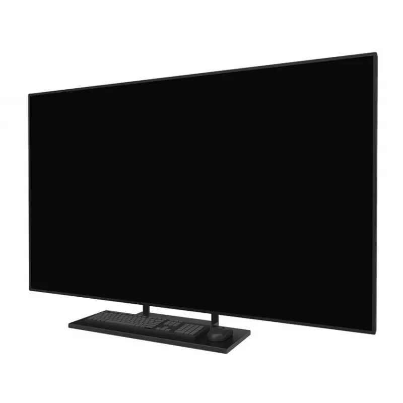 Lentynos komplektas klaviatūrai Neomounts AV40-500BL, skirta 43–110 colių ekranams, VESA iki 600x400, maks. apkrova 2,5 kg, 900×279×640 mm
