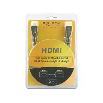 HDMI kabelis DeLOCK 2m AM/AM juodas