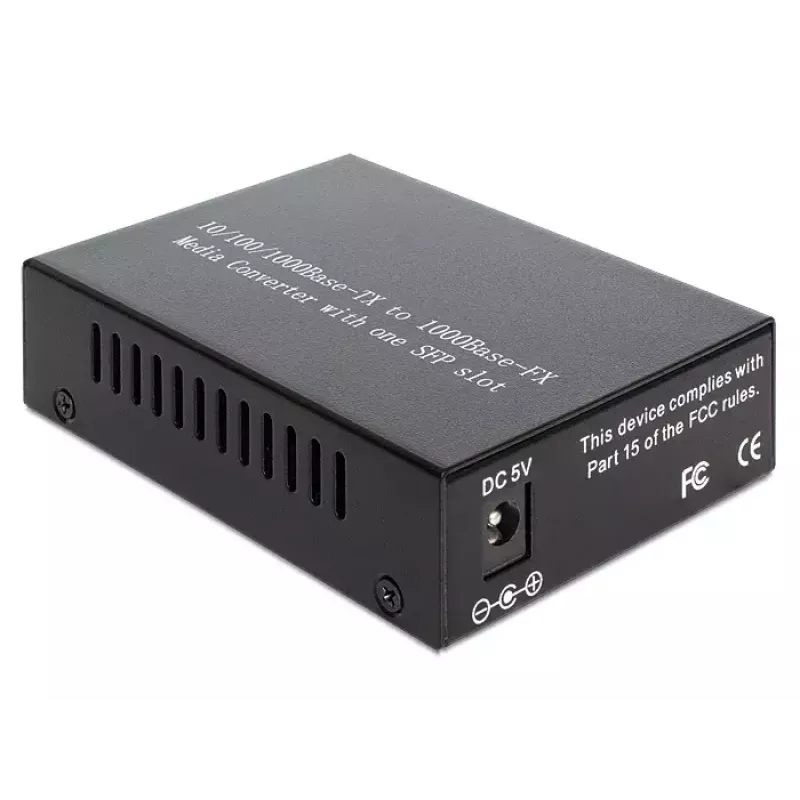Medijos keitiklis DeLOCK 1000Base-T į SFP 1000 Mbit/s juodas