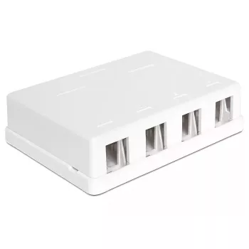 Kištukinis lizdas DeLOCK 86208 Baltas