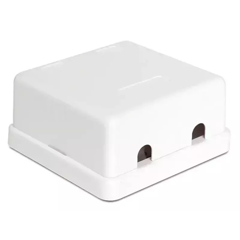 Kištukinė jungiamoji dėžutė DeLOCK 86207 2x Keystone balta