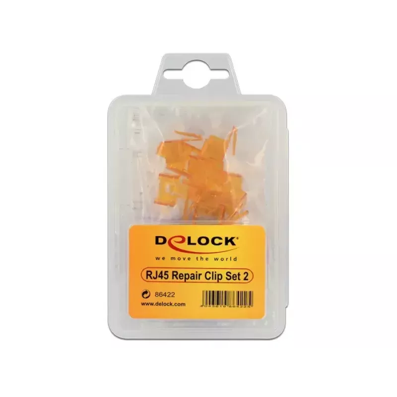 Kabelio spaustukas DeLOCK 86422 Įvairiaspalvis 40 vnt.