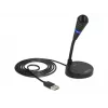 Stalinis mikrofonas DeLOCK 65868, USB, juodas