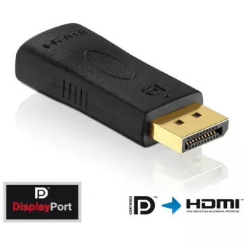 Innovation IT PI150 DisplayPort į HDMI adapteris — DP į HDMI, auksuoti kontaktai, juodas