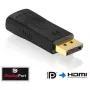Innovation IT PI150 DisplayPort į HDMI adapteris — DP į HDMI, auksuoti kontaktai, juodas